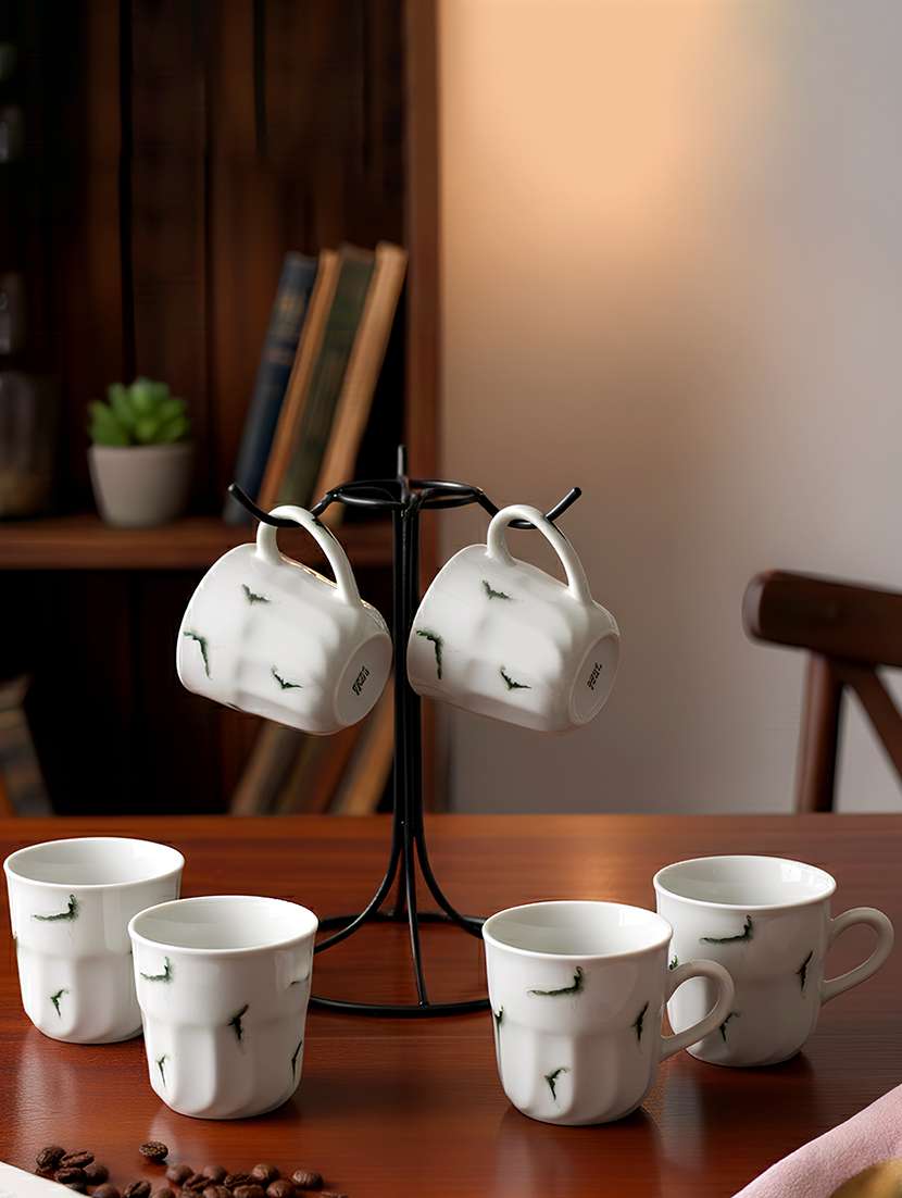 moody panda set of 6 designer cups | cup set | tea cups | ceramic | coffee cups - 22288647 -  Standard Image - 1