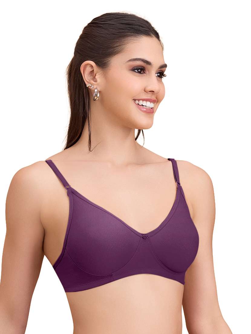 Women Solid Non Padded T-shirt Bra - 22288736 -  Standard Image - 1