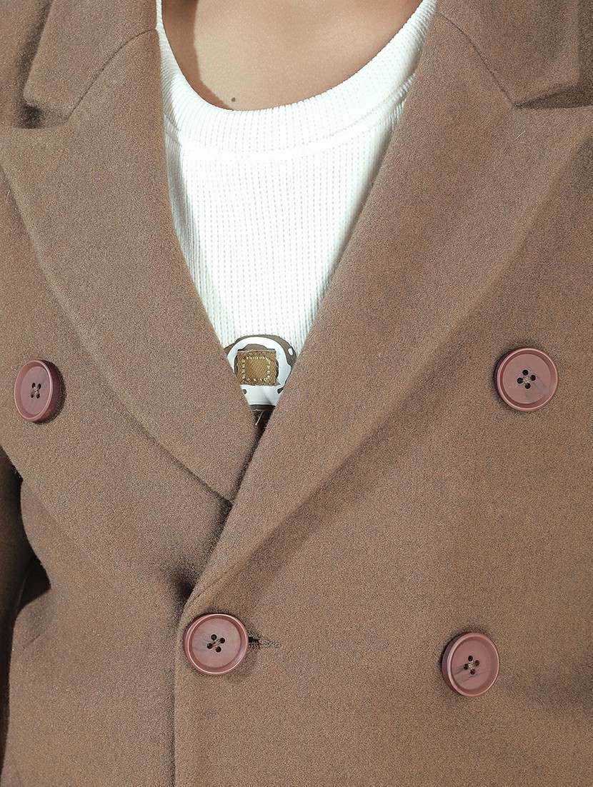 Boys Solid Long Sleeve Trench Coat - 22288749 -  Standard Image - 6
