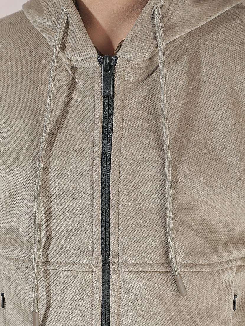 boys solid long sleeve hooded jacket - 22288769 -  Standard Image - 6