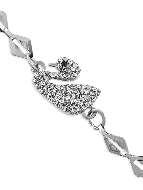 women silver brass bracelet - 22288777 -  Standard Image - 4