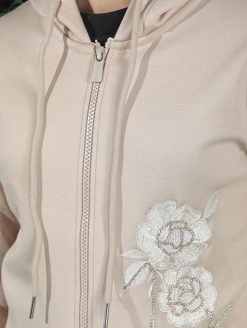 girls self designed long sleeve hooded sweatshirt - 22288791 -  Standard Image - 6