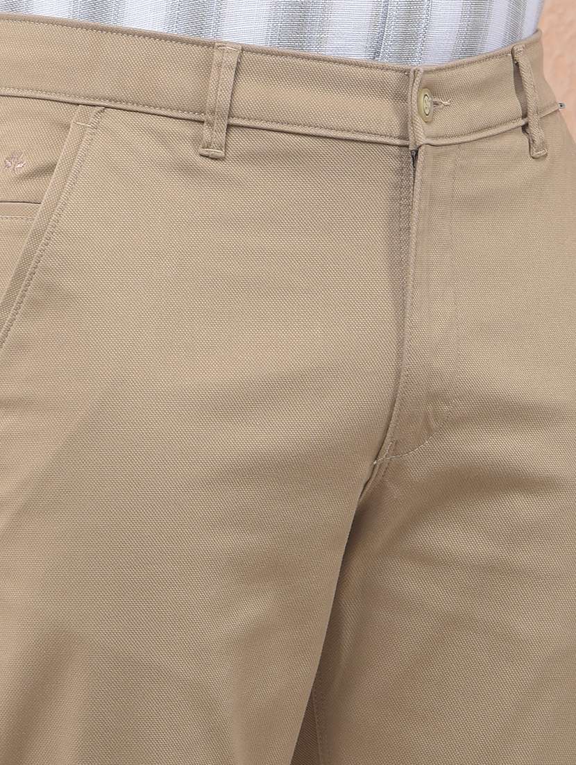 men solid mid rise chinos casual trouser - 22288816 -  Standard Image - 6
