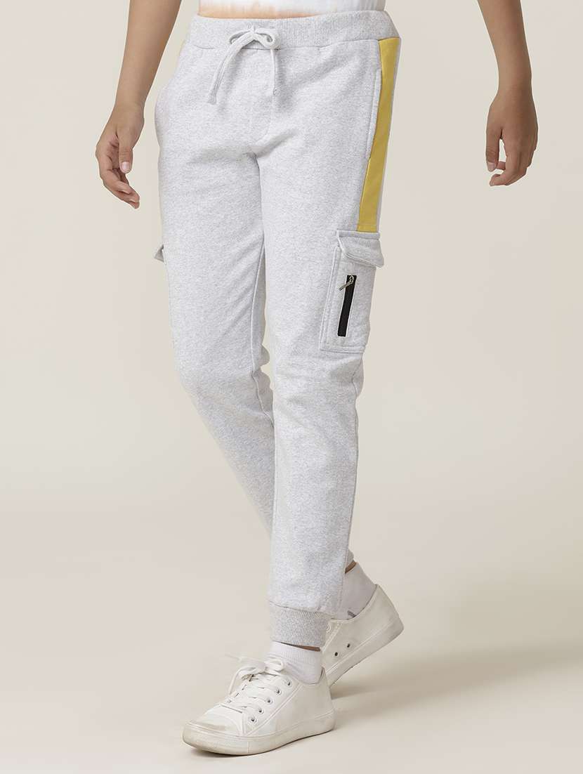 boys solid mid rise jogger - 22288877 -  Standard Image - 1