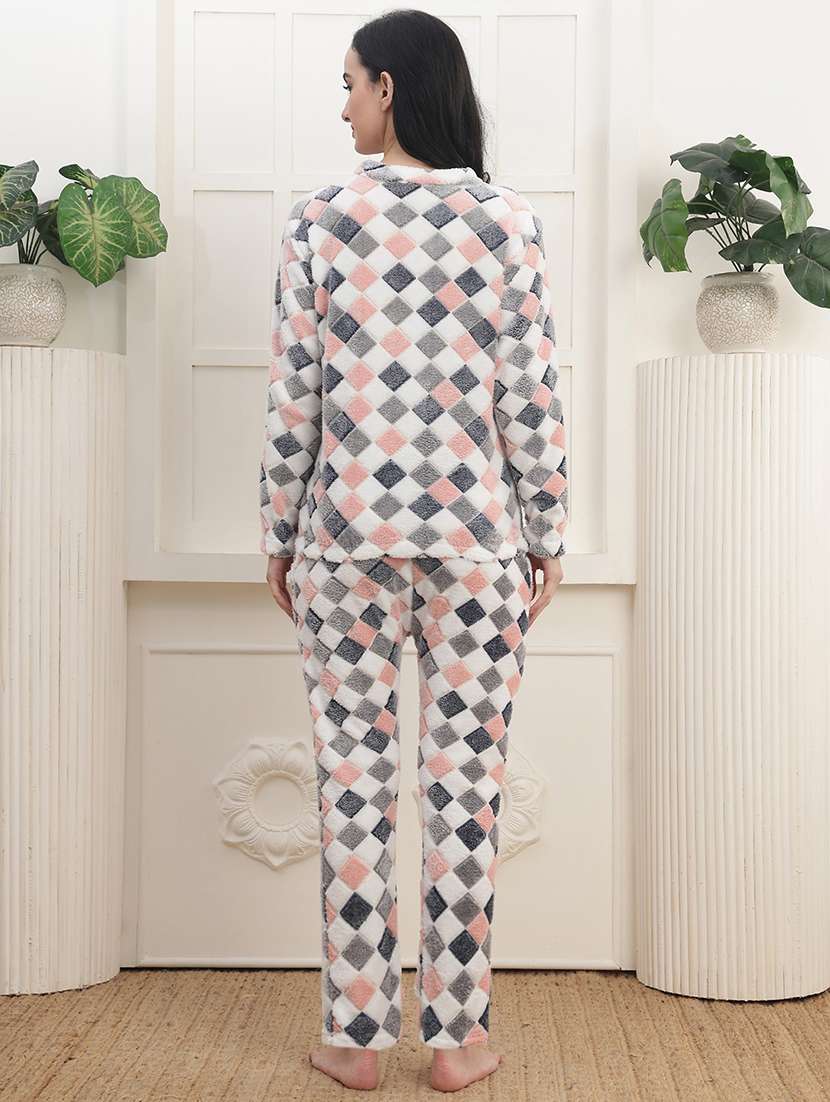 women self designed nightwear pyjama set - 22289355 -  Standard Image - 1