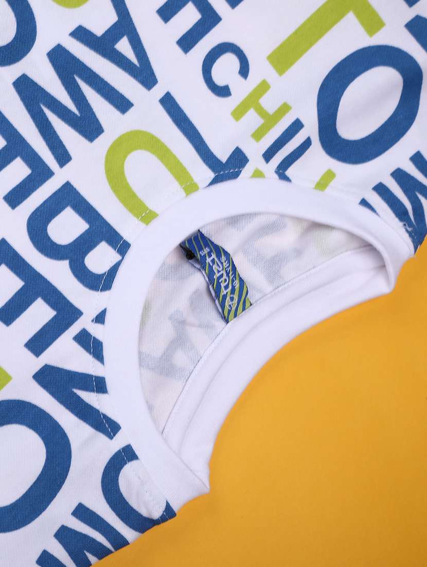 boys typography short sleeve co-ord set - 22289922 -  Standard Image - 4