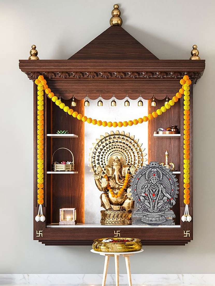 antique silver brass cz murugan idol figurine show piece - 22290380 -  Standard Image - 1