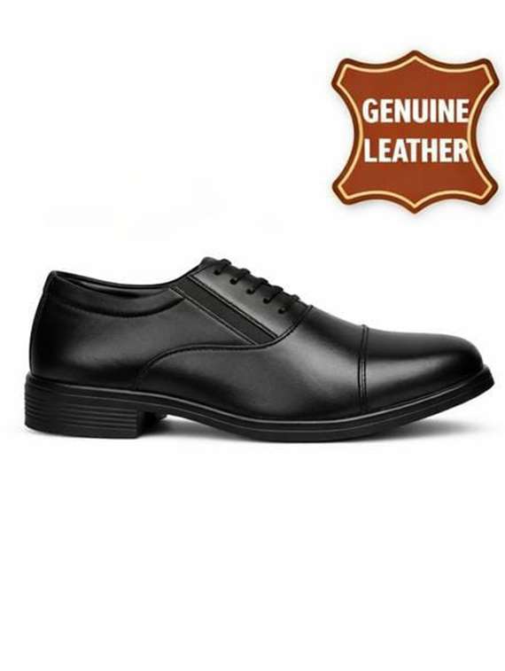men black lace-up oxford - 22290397 -  Standard Image - 4