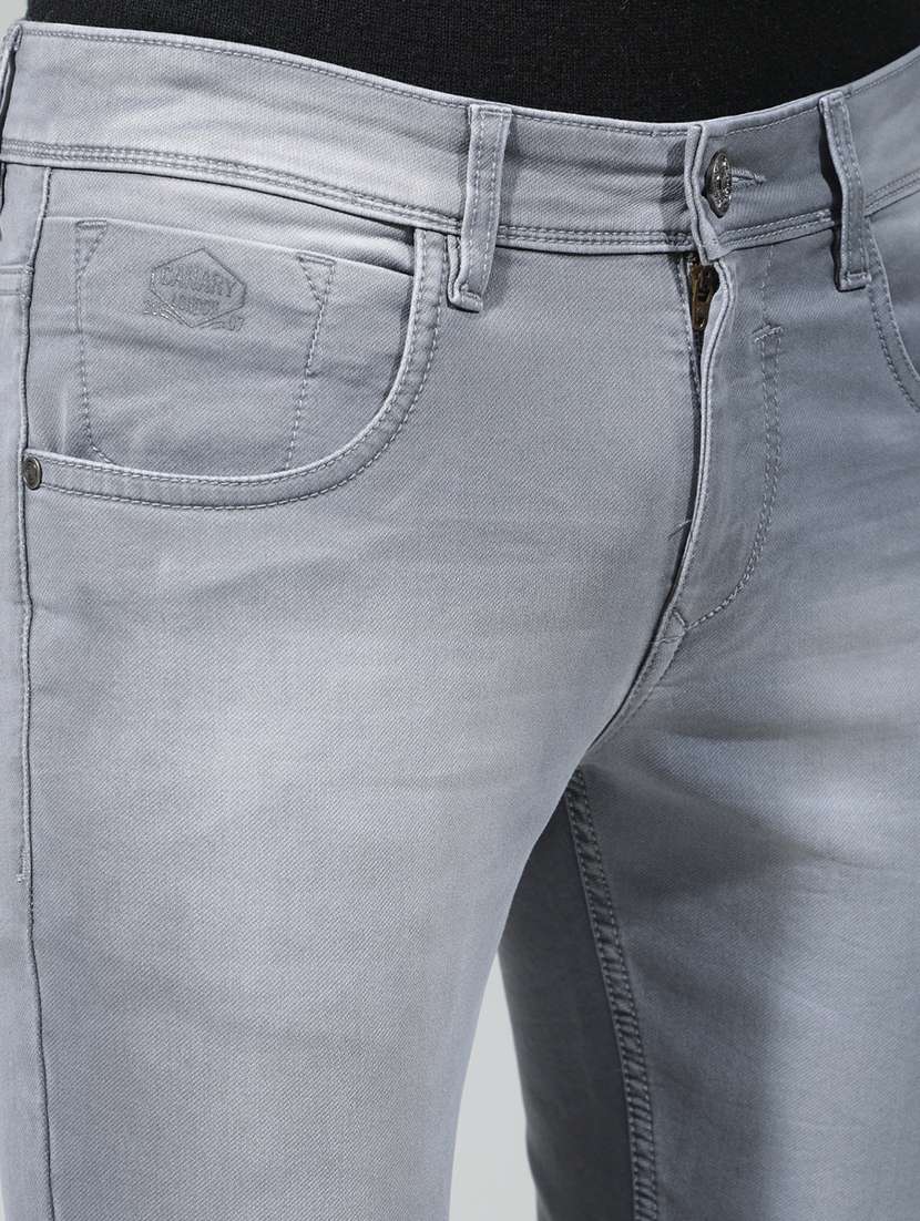 men washed mid rise full length slim fit jeans - 22290450 -  Standard Image - 6