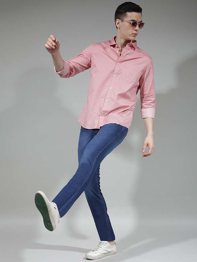 men washed mid rise full length slim fit jeans - 22290453 -  Standard Image - 4