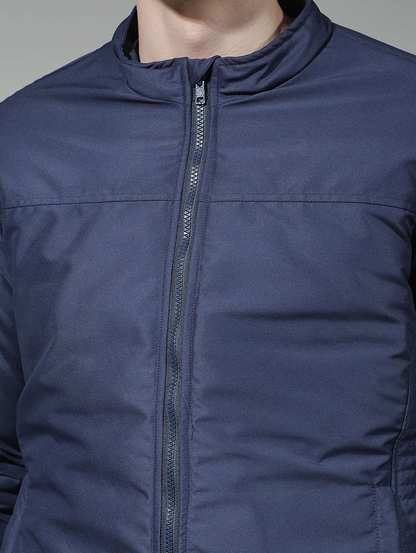 men solid long sleeve insulator bomber jacket - 22290472 -  Standard Image - 6