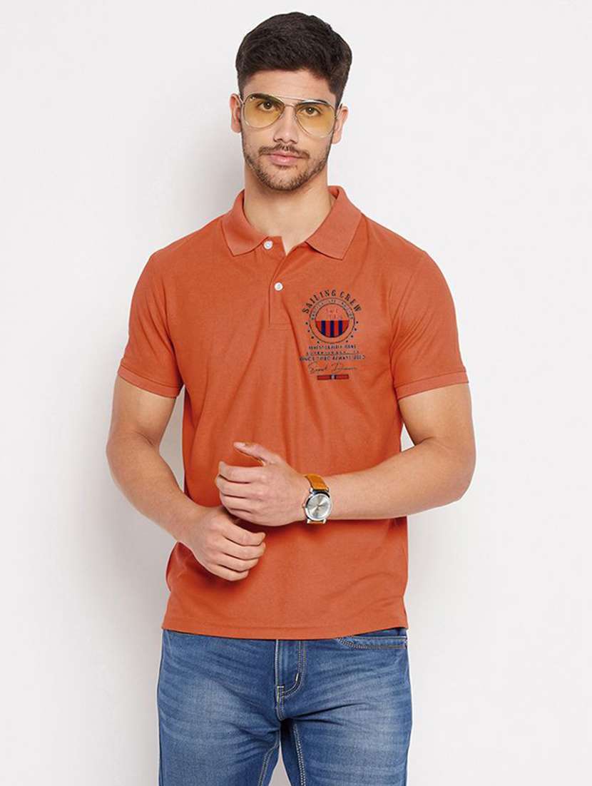 men solid short sleeve polo t-shirt - 22290607 -  Standard Image - 1