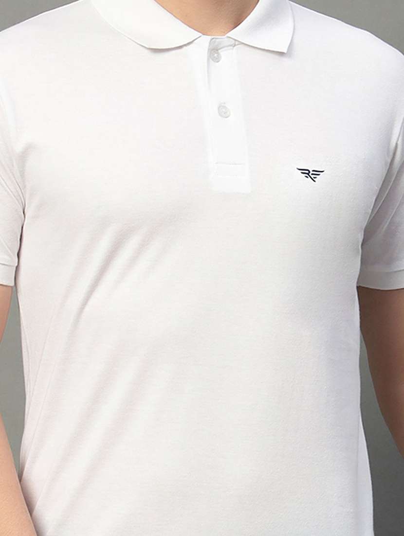 men solid short sleeve polo t-shirt - 22290623 -  Standard Image - 4