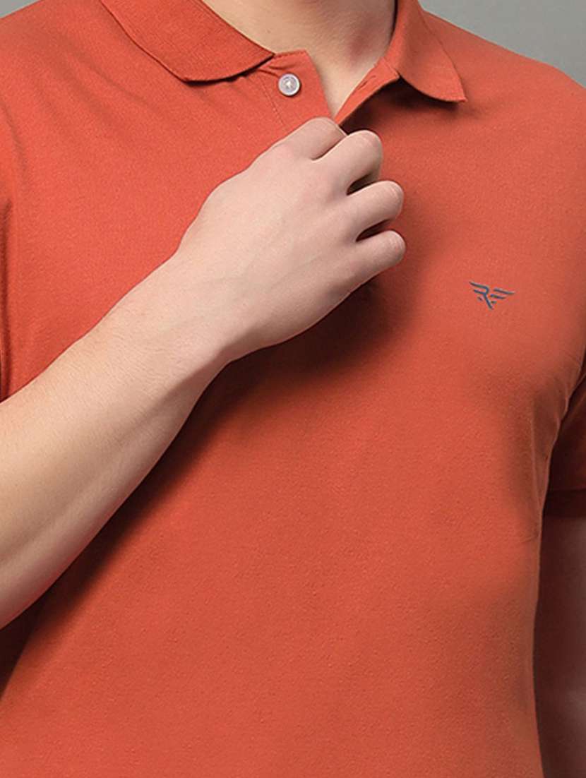 men solid short sleeve polo t-shirt - 22290640 -  Standard Image - 4