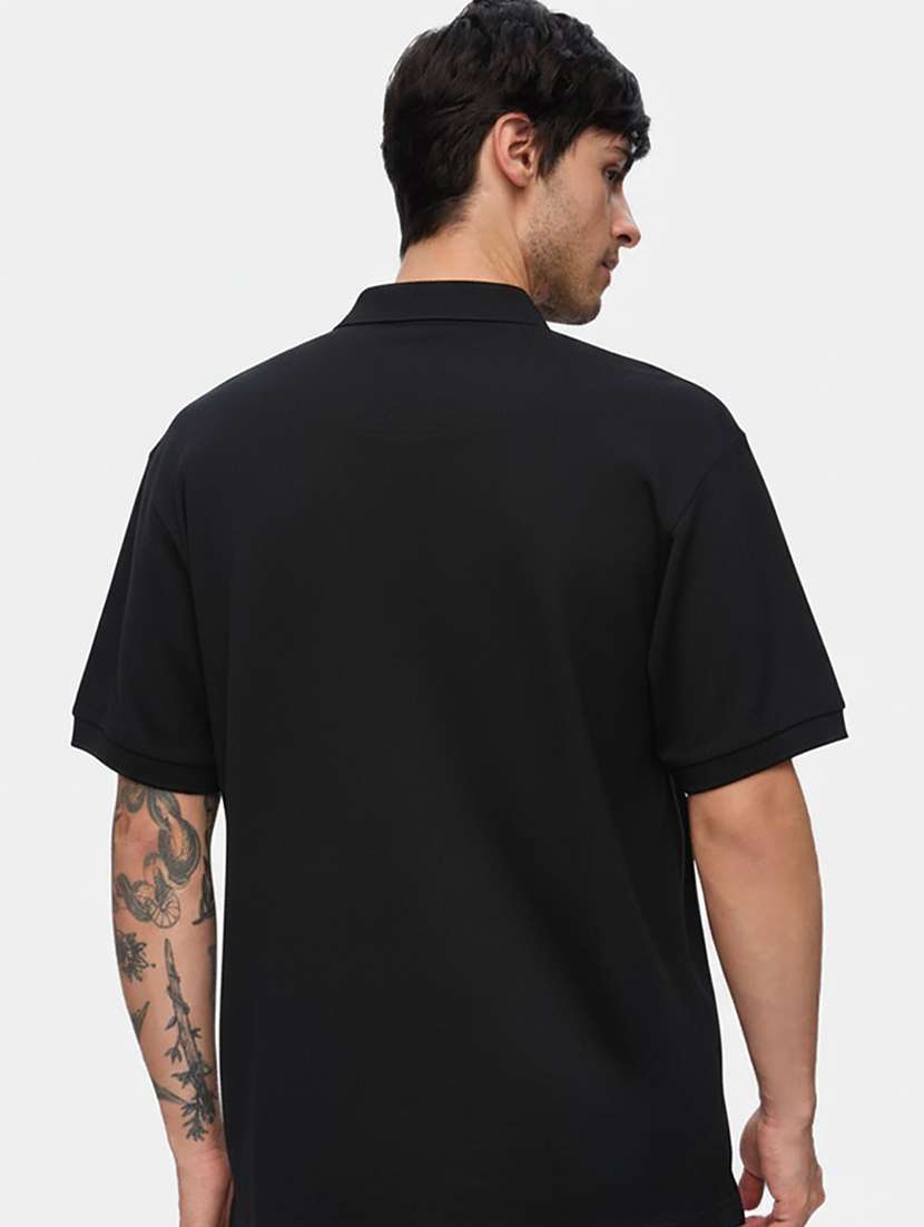 men solid short sleeve polo t-shirt - 22290666 -  Standard Image - 1