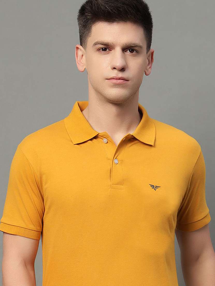 men solid short sleeve polo t-shirt - 22290684 -  Standard Image - 1