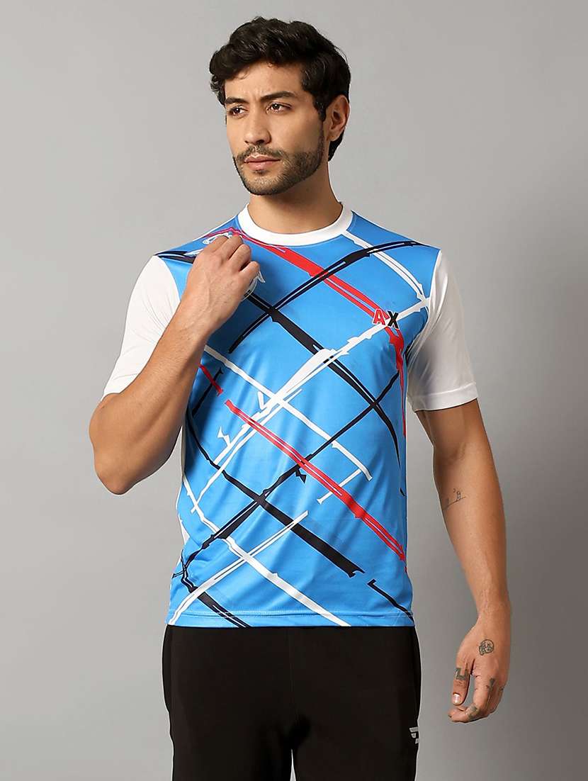 men printed short sleeve regular fit t-shirt