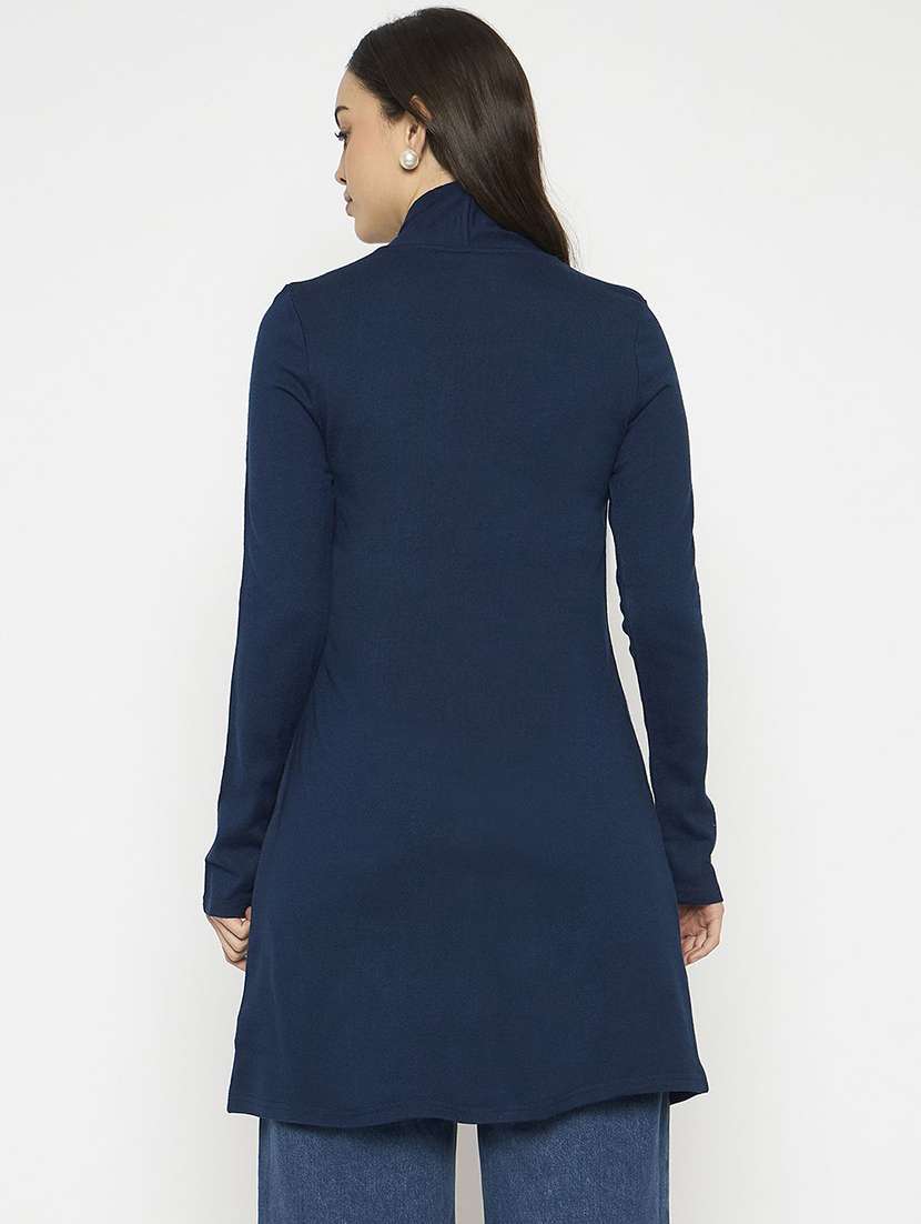 women solid long sleeve woolen shrug - 22291258 -  Standard Image - 1