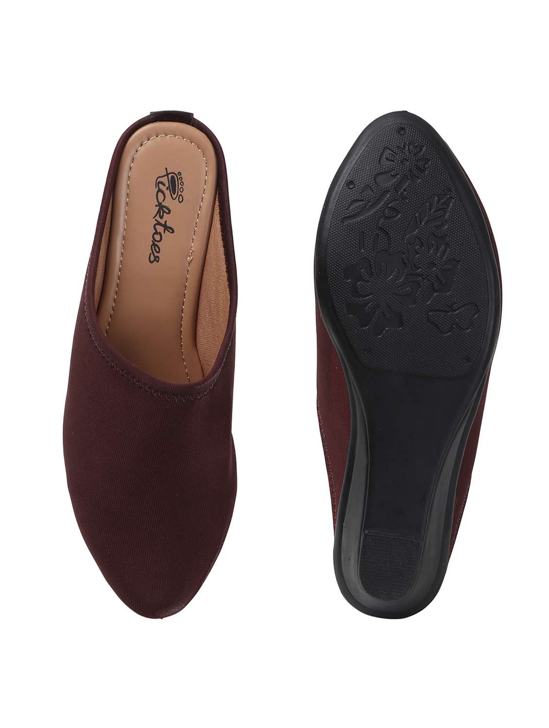 women solid slip on mules - 22291265 -  Standard Image - 4