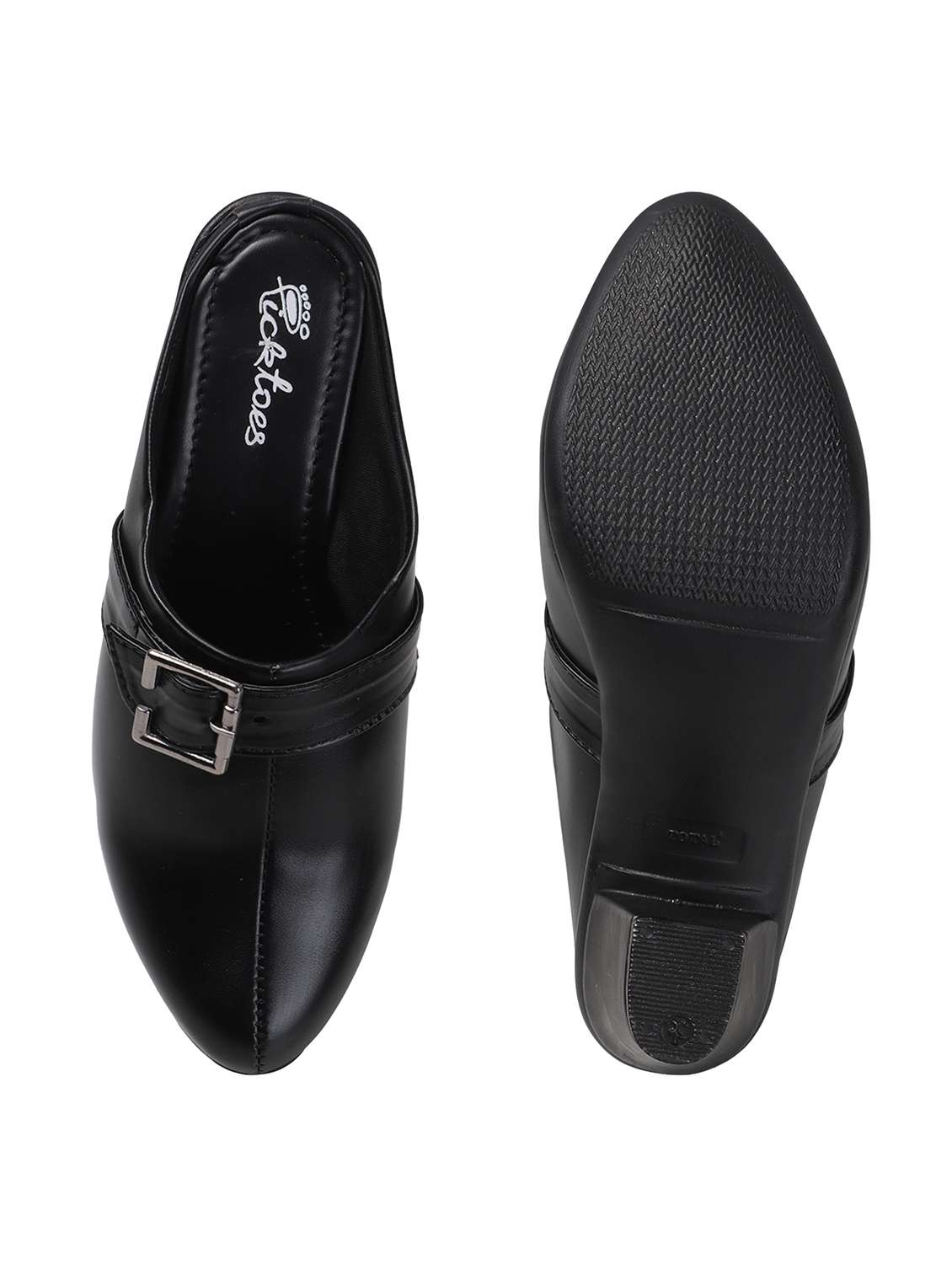 women solid slip on mules - 22291266 -  Standard Image - 4