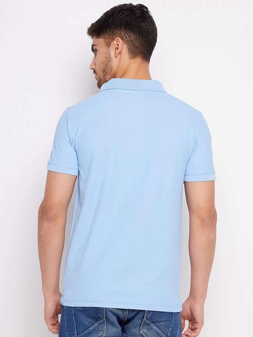 men solid short sleeve polo t-shirt - 22291491 -  Standard Image - 1