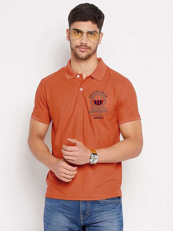 men solid short sleeve polo t-shirt - 22291500 -  Standard Image - 1