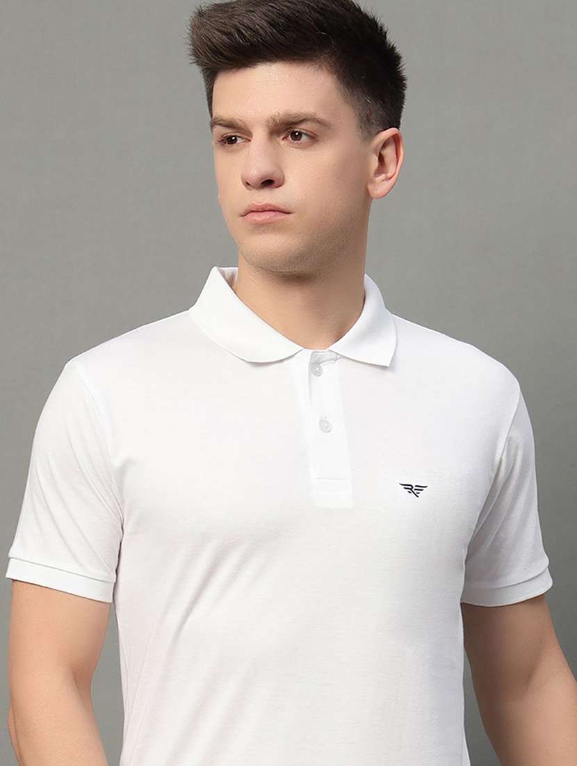 men solid short sleeve regular fit polo t-shirt - 22291528 -  Standard Image - 1