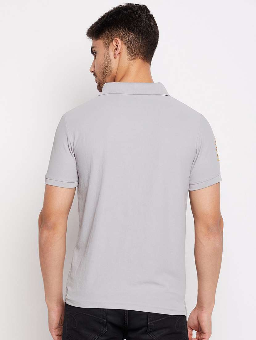 men solid short sleeve polo t-shirt - 22291593 -  Standard Image - 1