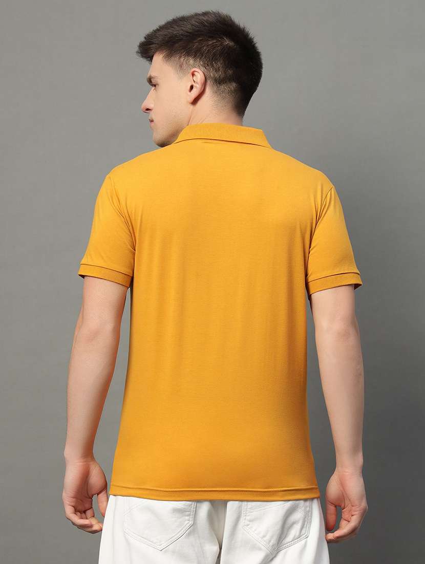 men solid short sleeve polo t-shirt - 22291815 -  Standard Image - 1
