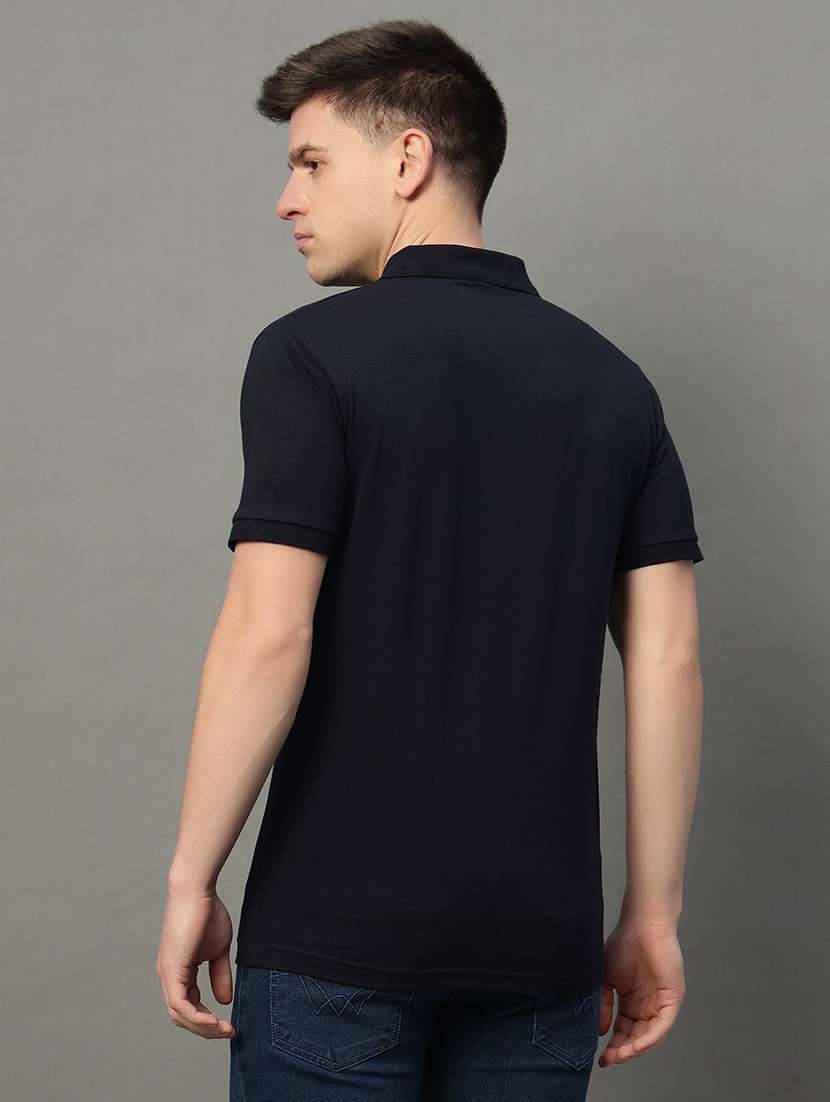 men solid short sleeve polo t-shirt - 22291816 -  Standard Image - 1