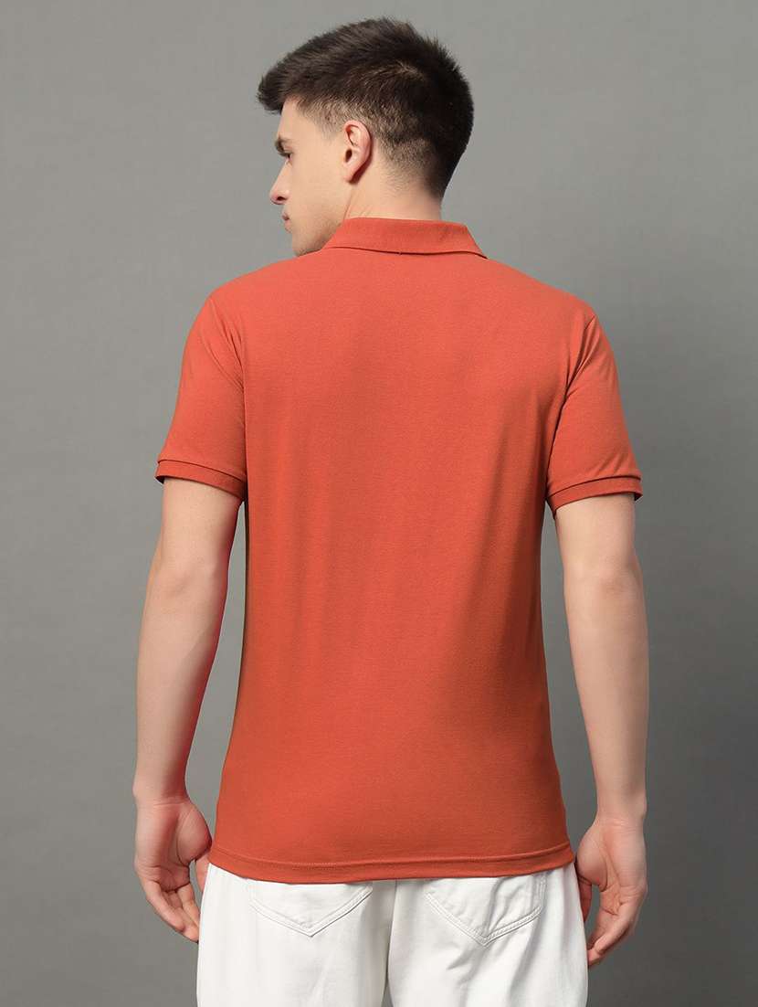 men solid short sleeve polo t-shirt - 22291818 -  Standard Image - 1