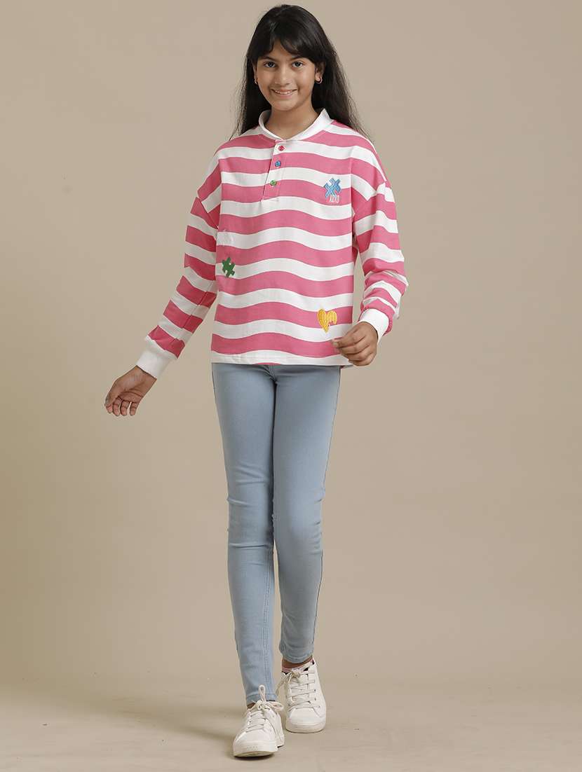 girls printed long sleeve tee - 22292020 -  Standard Image - 4