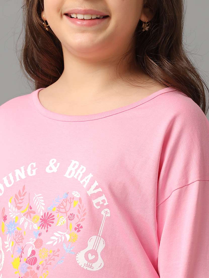 girls printed long sleeve tee - 22292024 -  Standard Image - 4