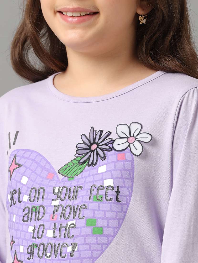 girls printed long sleeve tee - 22292028 -  Standard Image - 4