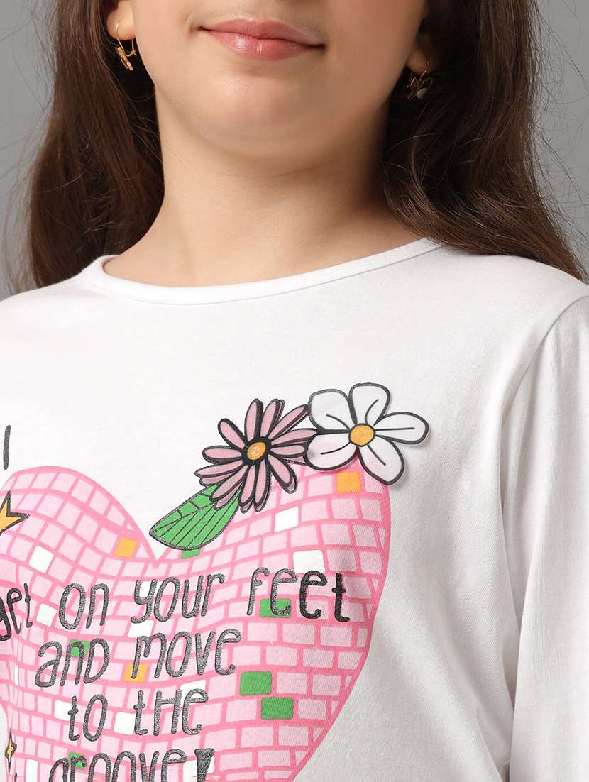 girls printed long sleeve tee - 22292029 -  Standard Image - 4