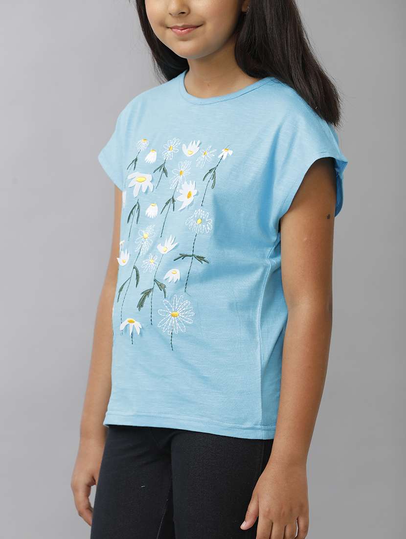 girls printed short sleeve tee - 22292033 -  Standard Image - 1