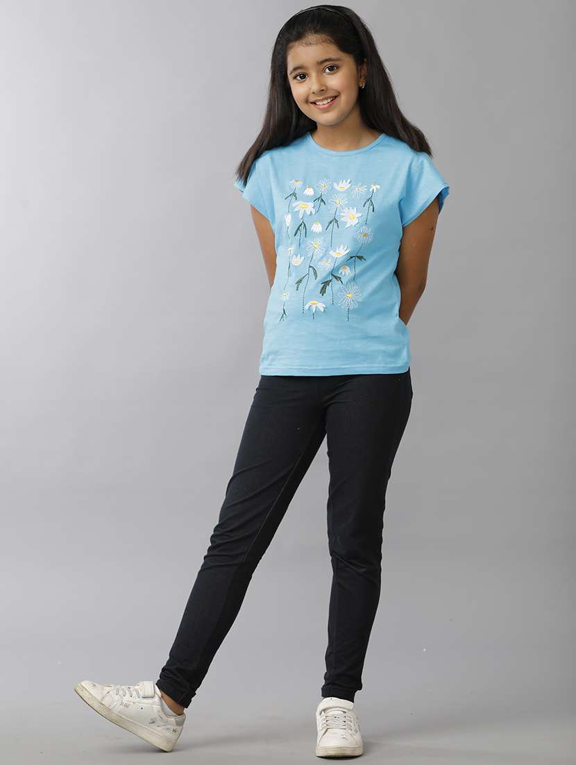 girls printed short sleeve tee - 22292033 -  Standard Image - 4