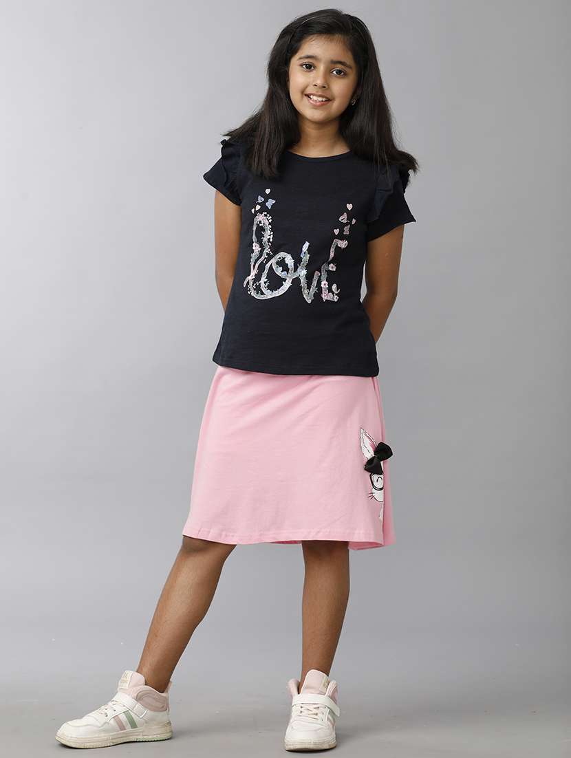 girls printed short sleeve tee - 22292035 -  Standard Image - 4
