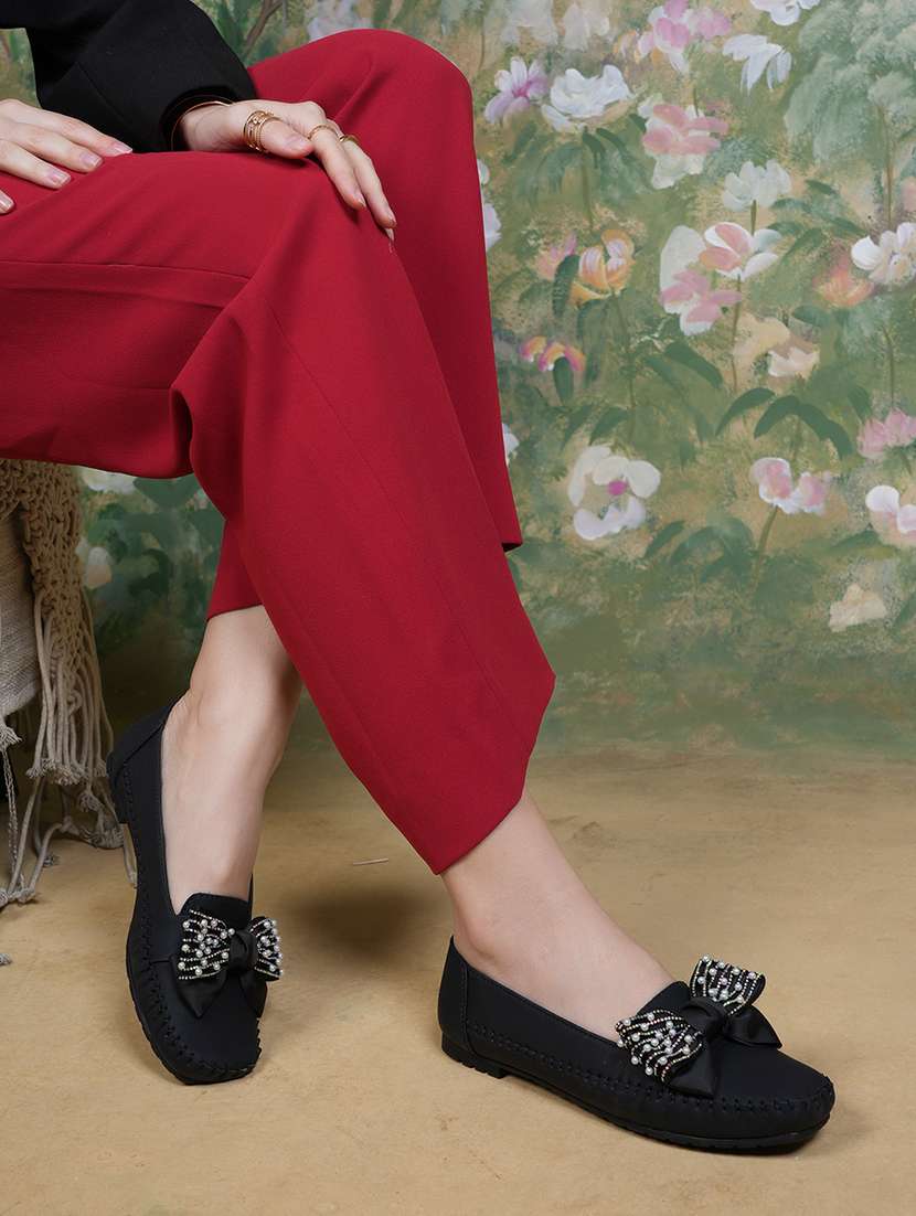 women solid slip on ballerina - 22292180 -  Standard Image - 1