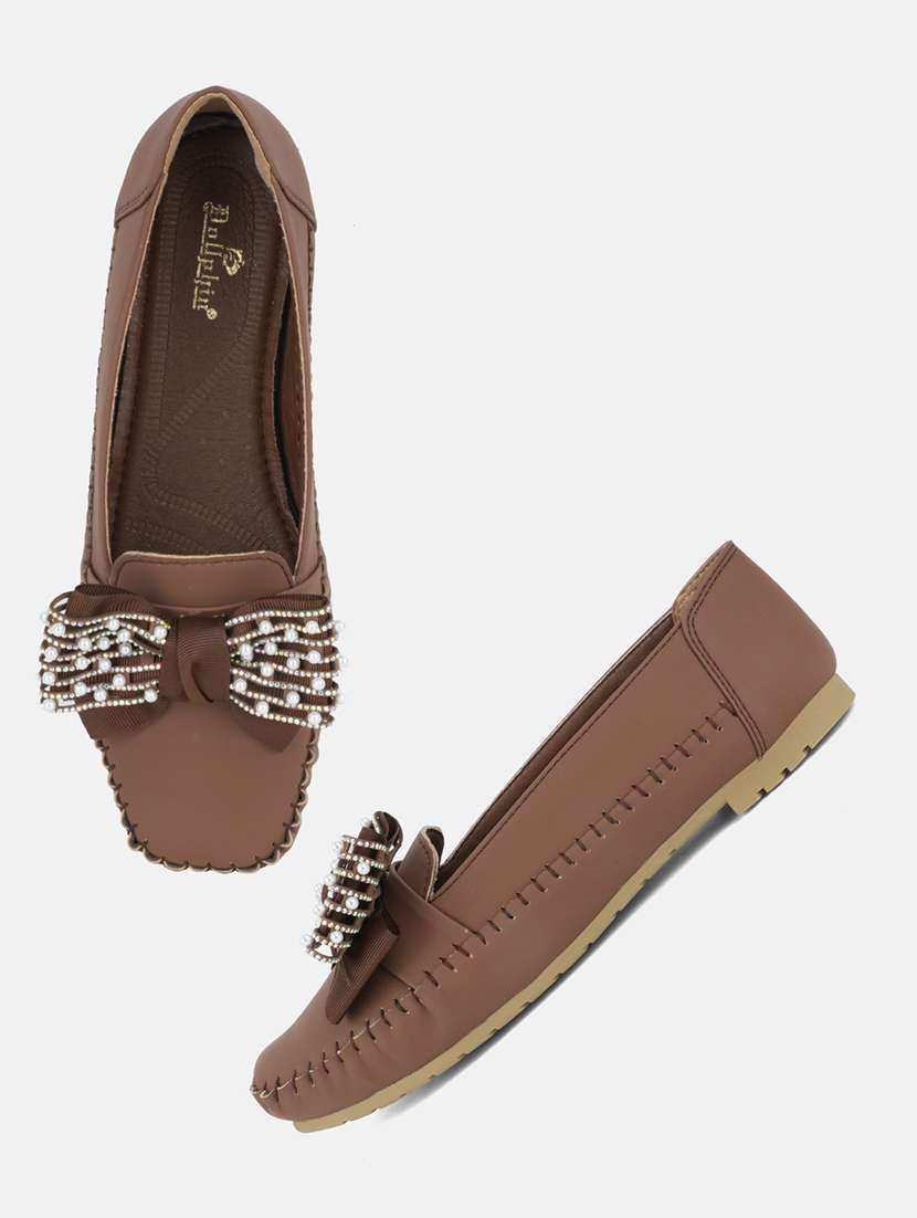 women solid slip on ballerina - 22292181 -  Standard Image - 4