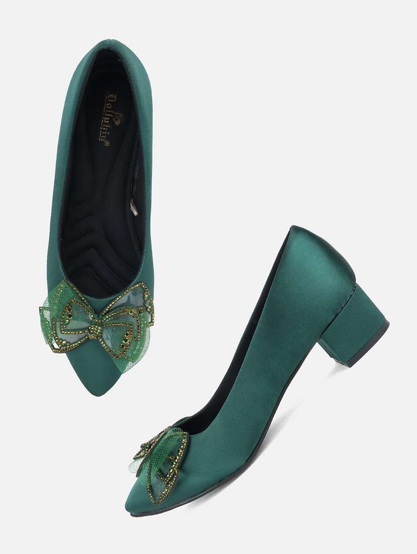 women solid slip on pump - 22292194 -  Standard Image - 4