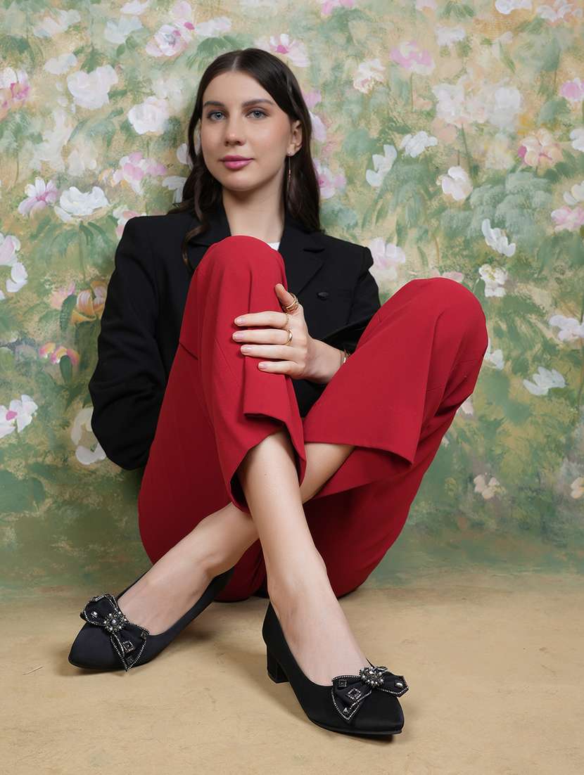 women solid slip on pump - 22292195 -  Standard Image - 1