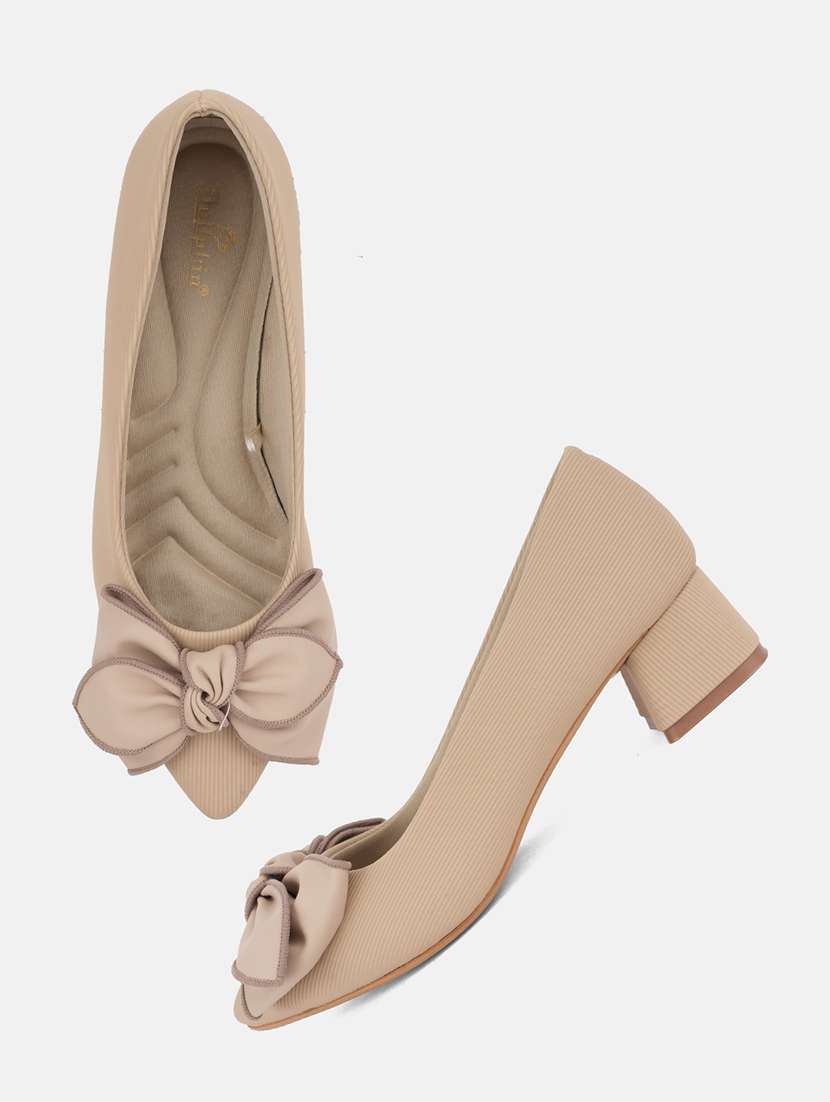 women solid slip on pump - 22292199 -  Standard Image - 4