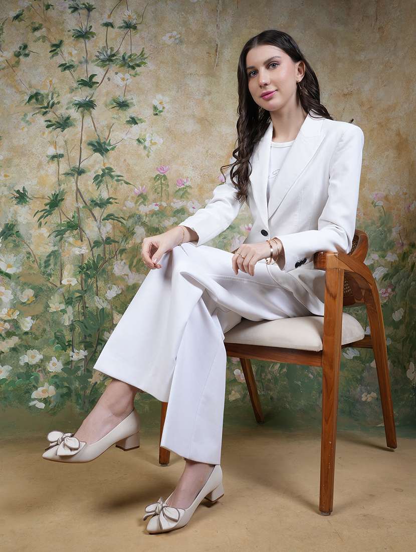 women solid slip on pump - 22292200 -  Standard Image - 1