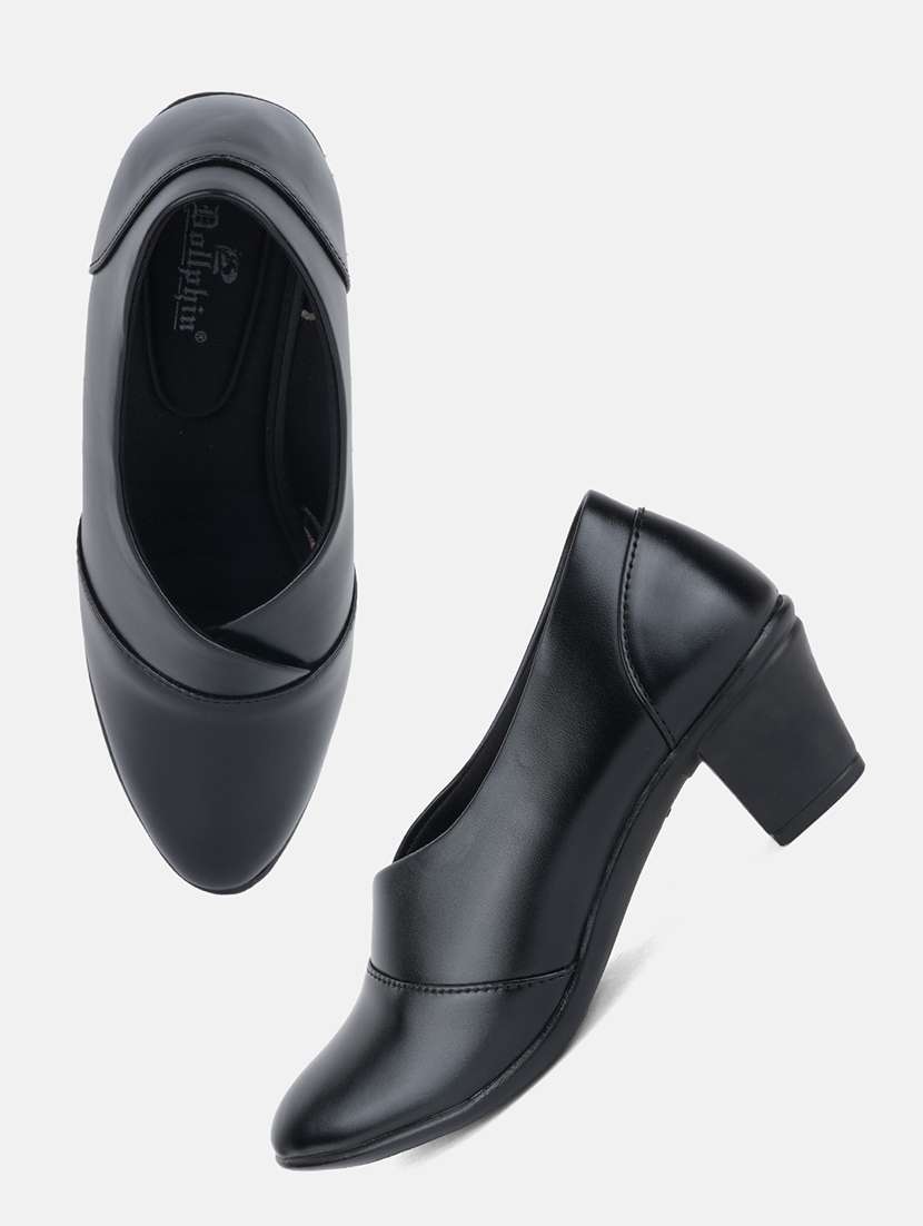 women solid slip on pump - 22292203 -  Standard Image - 4