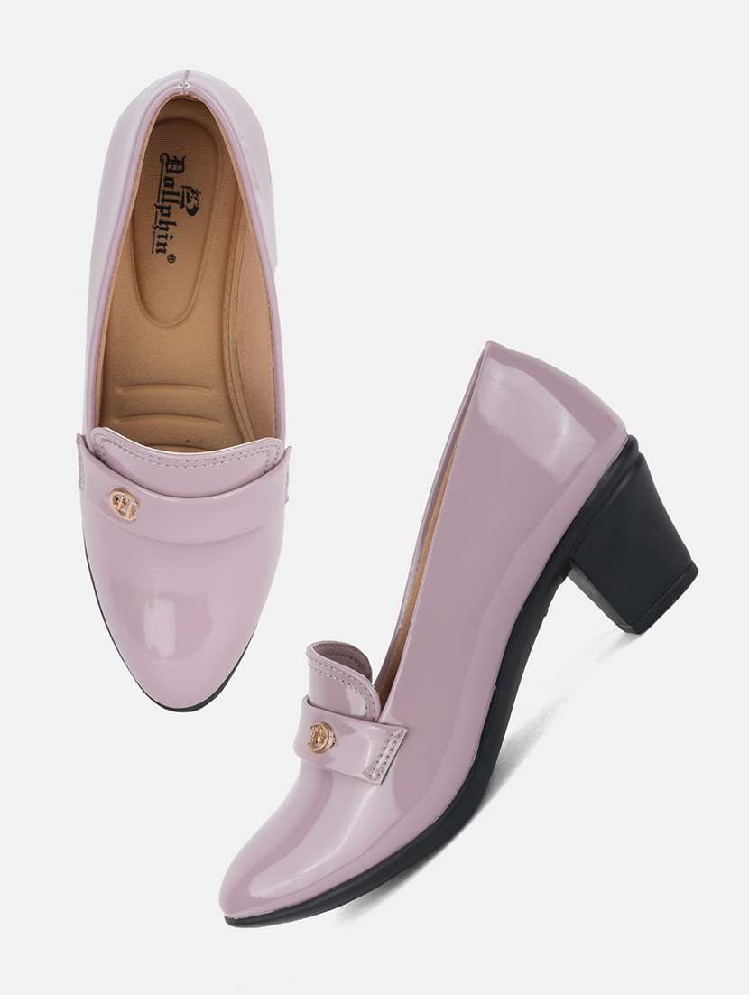 women solid slip on pump - 22292207 -  Standard Image - 4
