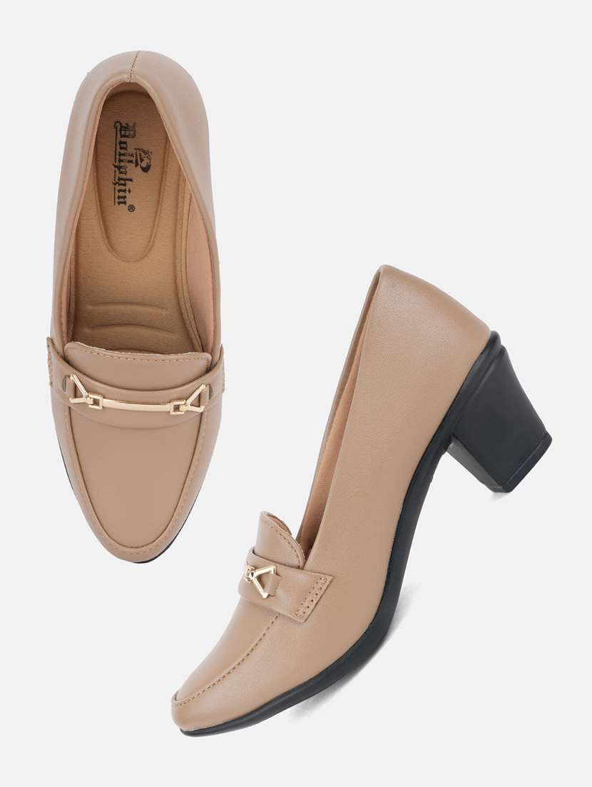 women solid slip on pump - 22292211 -  Standard Image - 4