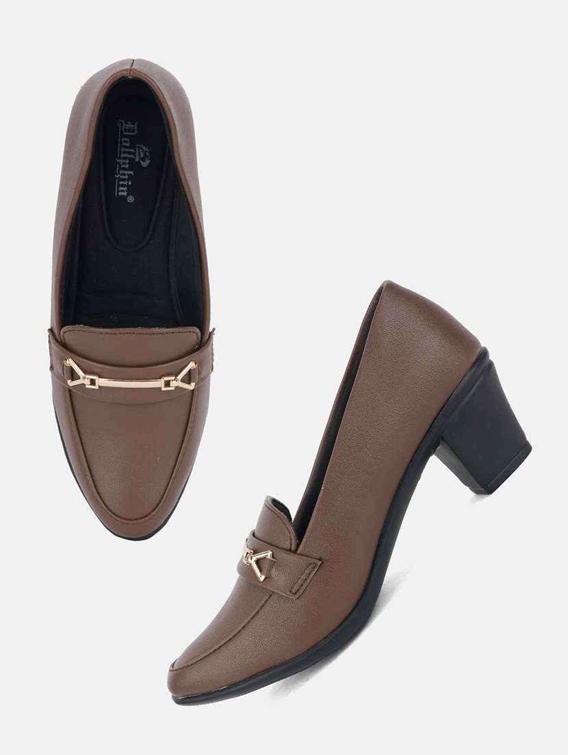 women solid slip on pump - 22292212 -  Standard Image - 4