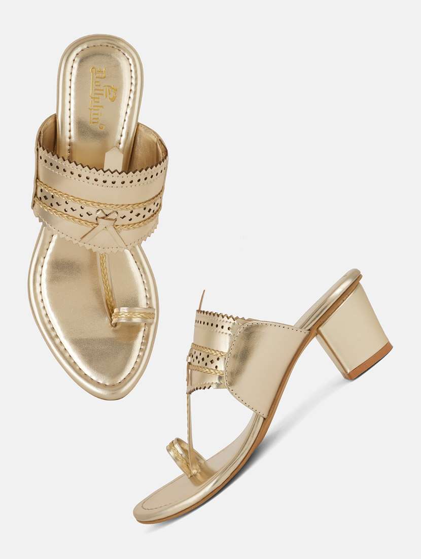 women solid one toe slip on sandal - 22292216 -  Standard Image - 4