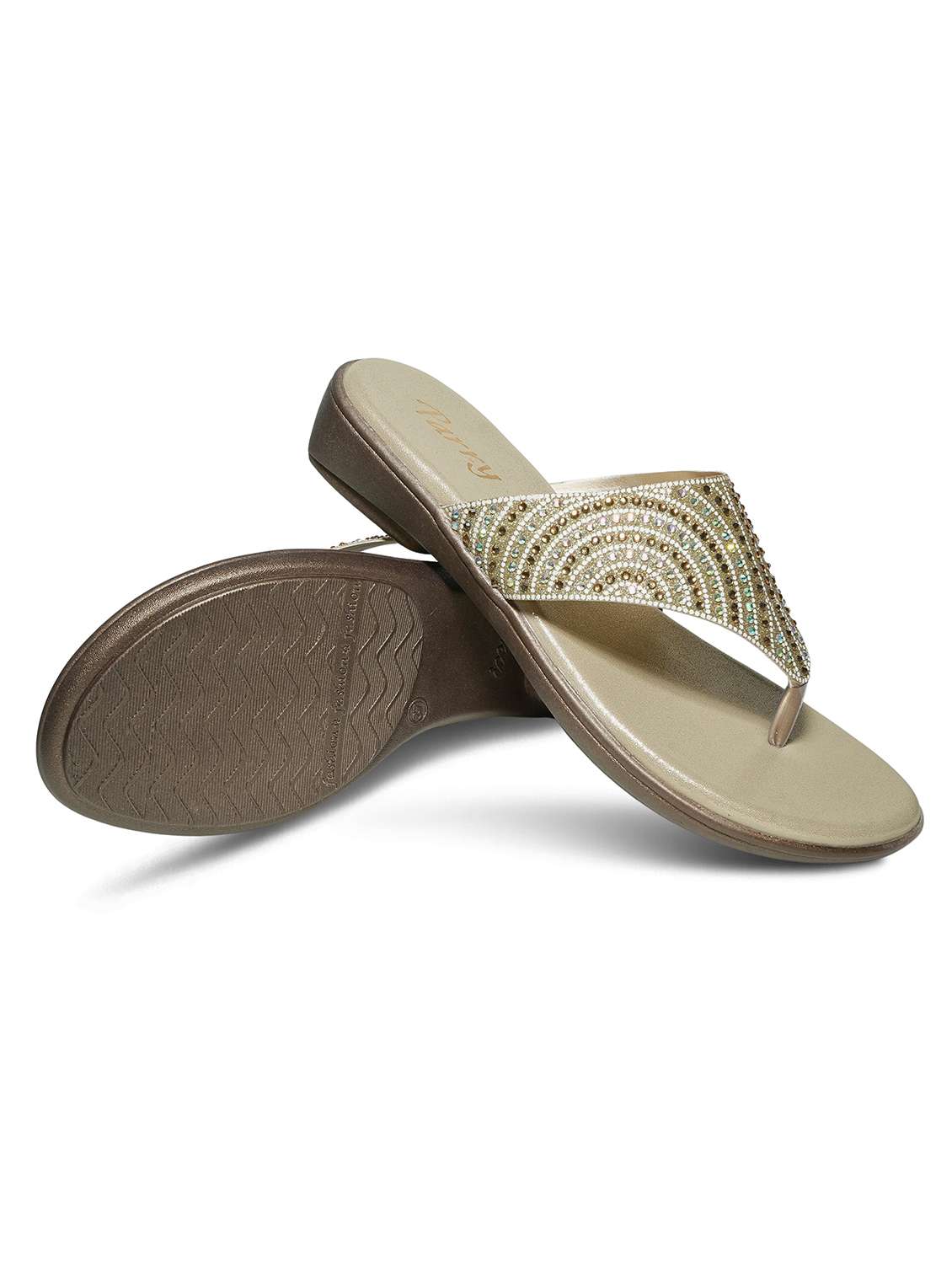 women embellished slip on flat sandals - 22292241 -  Standard Image - 4